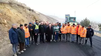 Kayseri Büyükşehir Belediye Başkanı Bünyan'da Yol Çalışmalarını İnceledi