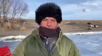 Çıldır Gölü'nde Atlı Kızak Keyfi