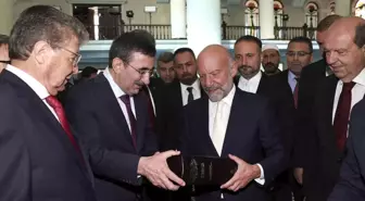 Cumhurbaşkanı Yardımcısı Cevdet Yılmaz, Dr. Suat Günsel Camii'nin açılışında konuştu