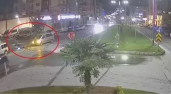 Ehliyetsiz sürücünün çarptığı motokurye ağır yaralandı