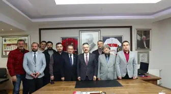 Eskişehir Valisi Hüseyin Aksoy, TSYD Eskişehir Şubesi'ni ziyaret etti