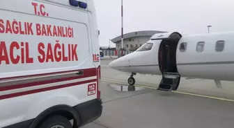 Van'da kalp yetmezliği olan bebek, ambulans uçakla Eskişehir'e götürüldü