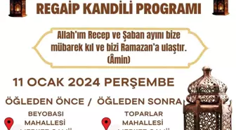 Muğla'da Regaib Kandili için özel program düzenlenecek