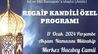 Muğla'da Regaib Kandili için özel program düzenlenecek