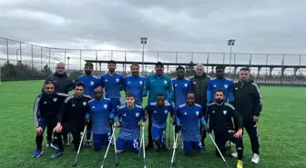 Şahinbey Belediye Ampute Futbol Takımı TSK Rehabilitasyon Merkezi'ni mağlup etti