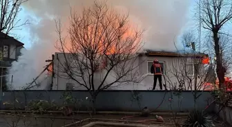 Sakarya'da çıkan yangın itfaiye ekiplerince söndürüldü