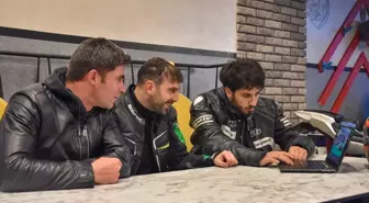 Van'da motosiklet sürücüleri, 'Yılın Kareleri' oylamasına katıldı
