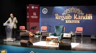 Yıldırım Belediyesi Regaib Kandili Programı Düzenledi