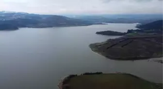 Kaz Dağları'ndan beslenen Bayramiç Barajı'nın su seviyesi yüzde 88'e çıktı