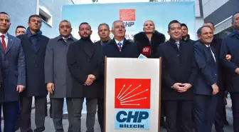 CHP Grup Başkanvekili Ali Mahir Başarır, Bilecik Belediye Adayı Melek Mızrak Subaşı'nın aday tanıtım toplantısına katıldı