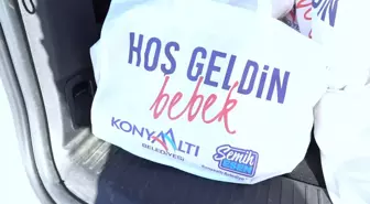 Konyaaltı Belediyesi 'Hoş Geldin Bebek' Projesiyle Destek Paketleri Dağıttı