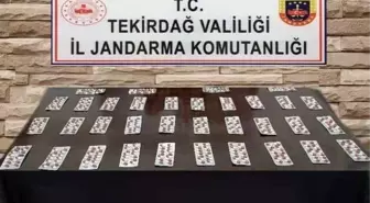 Tekirdağ'da bir şahsın üst aramasında uyuşturucu ele geçirildi