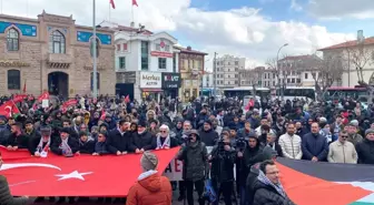 Konya'da Şehitleri Anmak ve Gazze İçin Ateşkes Çağrısı Yürüyüşü