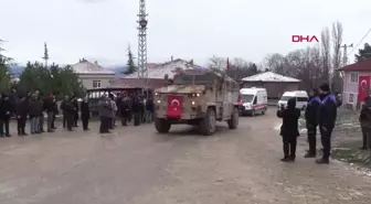 Piyade Uzman Çavuş Samet Aslan'ın Amasya'da düzenlenen cenaze töreni