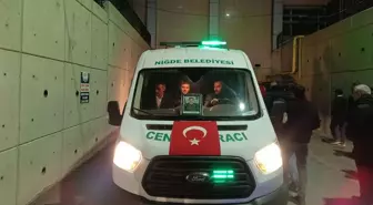 Pençe-Kilit Harekatı'nda şehit olan Piyade Sözleşmeli Er Kemal Batur'un cenazesi Niğde'ye getirildi