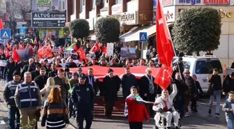 Trakya'da İsrail'in Gazze'ye yönelik saldırıları ve terör protesto edildi