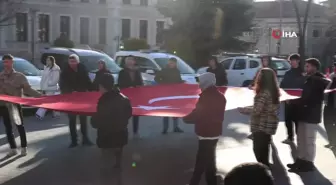 Bolu'da 20 kişiyle şehitleri anma yürüyüşü düzenlendi