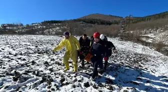Samsun'da Yüksek Gerilim Hattında Mahsur Kalan İşçi Kurtarıldı