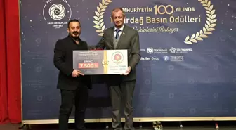 İHA Muhabirleri Tekirdağ Basın Ödülleri'nde başarılı oldu