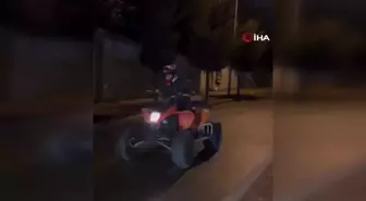 Ataşehir'de ATV ile drift yapan sürücüye 22 bin 165 TL ceza