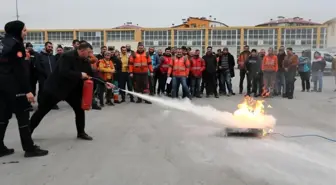 Kocasinan Belediyesi, Personeline Yangın Tatbikatı Eğitimi Verdi