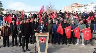 Siirt'te Şehit Aileleri ve Vatandaşlar PKK'ya Tepki Gösterdi