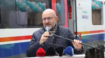 TCDD, Burdur'da Güller Ekpresi seferlerine başladı