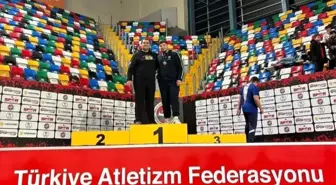 Uşaklı Sporcu Ali Peker, U20 Türkiye Salon Atletizm Şampiyonası'nda Türkiye Şampiyonu Oldu