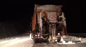 Antalya-Konya Karayolu Alacabel Mevkisinde Tırların Geçişine İzin Verilmiyor