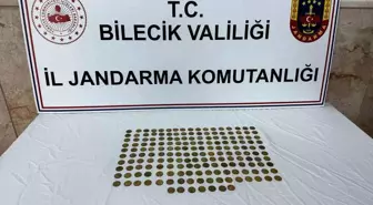 Bilecik'te Tarihi Eser Kaçakçılığı Operasyonunda 117 Sikke Ele Geçirildi