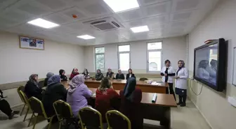 Darende'de kadınlara rahim ağzı kanseri eğitimi verildi