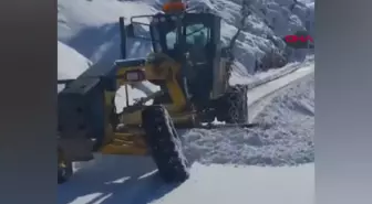 Diyarbakır Kulp'ta Karla Kapanan 5 Mahallenin Yolu Açıldı