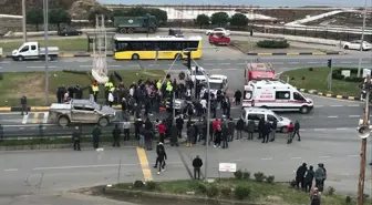 Trabzon'da trafik kazasında aynı aileden 5 kişi yaralandı