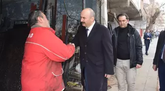 Batman Valisi ve Belediye Başkan Vekili Ekrem Canalp, esnafı ziyaret etti