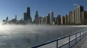 Chicago Michigan Gölü'nden oluşan buhar, insanları büyüledi