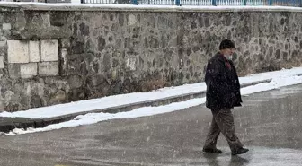 Erzurum'da Kar Yağışı Başladı