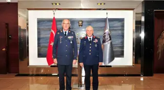 Hava Kuvvetleri Komutanı Ziya Cemal Kadıoğlu, NATO CAOC-TJ Komutanı Juan Pablo Sanchez de Lara'yı kabul etti