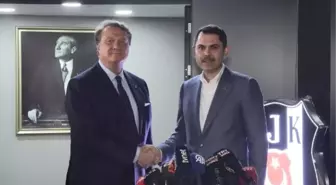 AK Parti İstanbul Büyükşehir Belediye Başkan Adayı Murat Kurum Beşiktaş Spor Kulübü'nü ziyaret etti