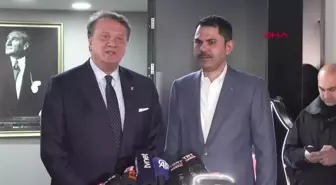 AK Parti İstanbul Büyükşehir Belediye Başkan Adayı Murat Kurum Beşiktaş Spor Kulübü'nü ziyaret etti
