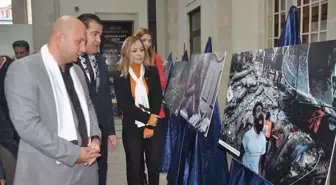 Mersin'de 'Yüreğimde Filistin' fotoğraf sergisi açıldı