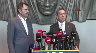 İBB Başkan adayı Kurum'dan, Fenerbahçe Başkanı Ali Koç'a ziyaret