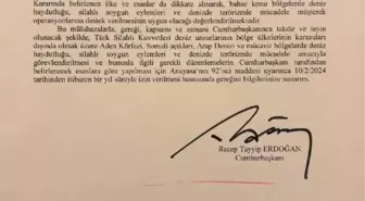 Türk askerinin Aden Körfezi'ndeki görev süresi 1 yıl uzatıldı