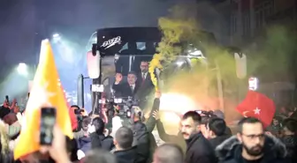 Evren Dinçer Aksaray'da coşkulu kalabalık tarafından karşılandı