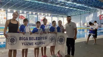 Bigalı Sporcular Çanakkale Yüzme Yarışlarında Başarı Elde Etti