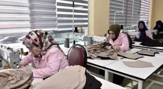 Gümüşhane'de atıl otogar binası tekstil atölyesine dönüştürüldü