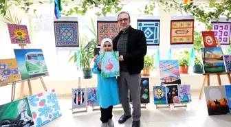 Darende Osman Hulusi Ateş İmam Hatip Ortaokulu öğrencileri tarafından resim sergisi açıldı