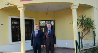 Muğla'nın Köyceğiz ilçesi Kaymakamı Mustafa Maslak, Fethiye Kaymakamı İsmail Hakkı Ertaş'ı ağırladı