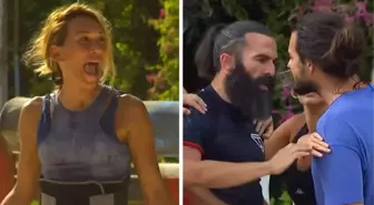 Survivor'da Hakan ve Turabi kavga etti! Oyunu yarıda kesilen Seda küplere bindi