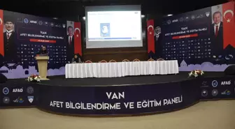 Van'da Afet Bilgilendirme ve Eğitim Paneli Düzenlendi