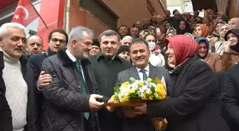 AK Parti Gümüşhane Belediye Başkan Adayı Ercan Çimen Coşkuyla Karşılandı